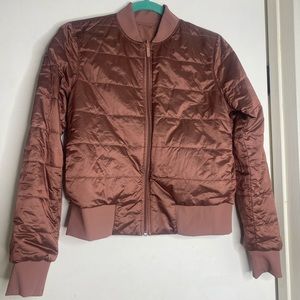 LULULEMON JACKET | Dusty Rose Bomber Size 4
